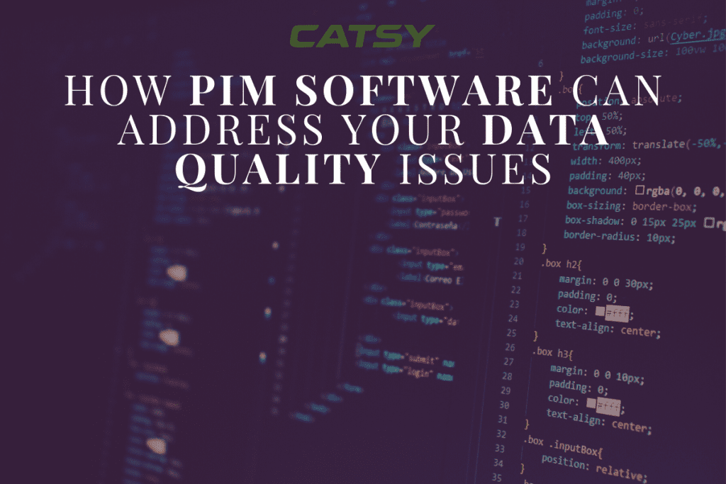 PIM Software Data Issues