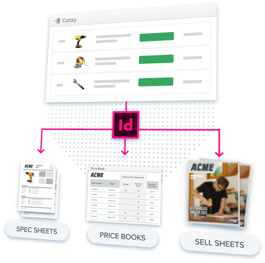 catalog management software with indesign integration