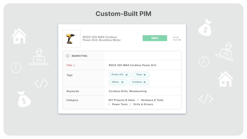 custom built PIM