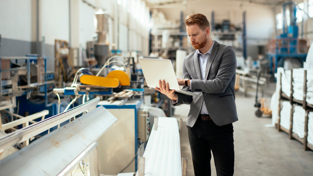 Featured photo man attempting to create a Shopify PDP for B2B customers