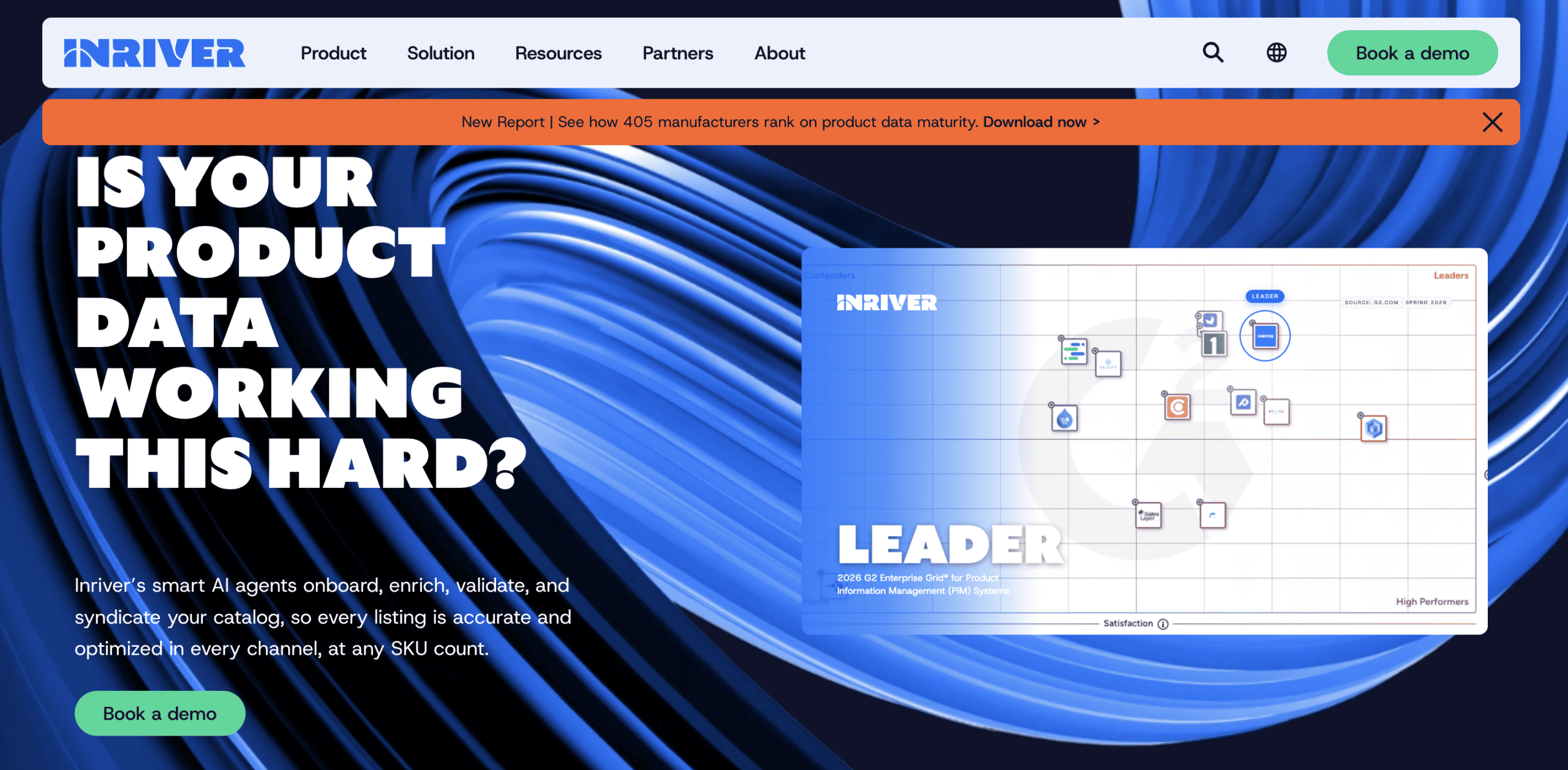 inriver product information management platform for enterprise product data and omnichannel catalog operations